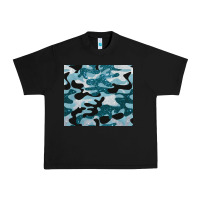 Black blue camouflage glitter Urban Heavy Tee - BarkalooDesign