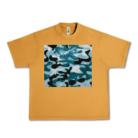 Peanut Butter blue camouflage glitter Urban Heavy Tee - BarkalooDesign