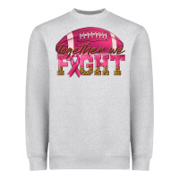 Heather Grey Together We Fight Heavyweight Sweatshirt - texasbilliewilder
