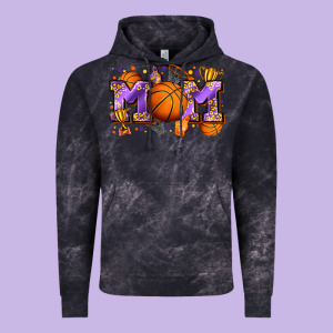 Mom Basketball Vintage Hoodie Designed By Zillion Design Studio