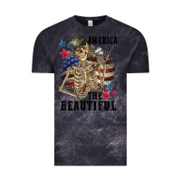 Cloud Black America the beautiful 4th of july Vintage Tee - CowGirlArtShop