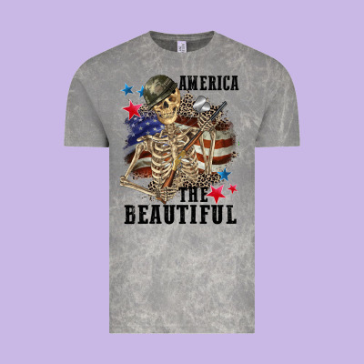 America The Beautiful 4th Of July Vintage Tee Designed By Cowgirlartshop
