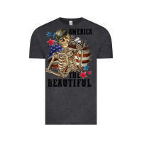 Vintage Black America the beautiful 4th of july Vintage Tee - CowGirlArtShop
