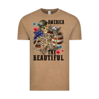 Vintage Coffee America the beautiful 4th of july Vintage Tee - CowGirlArtShop