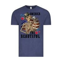 Vintage Denim America the beautiful 4th of july Vintage Tee - CowGirlArtShop