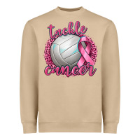 Mushroom Tackle Cancer Volleyball Heavyweight Sweatshirt - texasbilliewilder