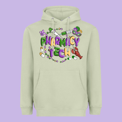 Pharmacy Tech Heavyweight Hoodie Designed By Maliassmallbusiness