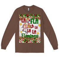 Chestnut christmas fla la la la la la flamingo air freshener Long Sleeve Tee - Artiststas