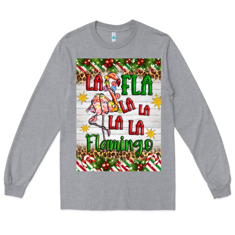 Christmas Fla La La La La La Flamingo Air Freshener Long Sleeve Tee by Artiststas | Teevron