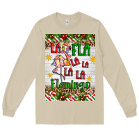 Mushroom christmas fla la la la la la flamingo air freshener Long Sleeve Tee - Artiststas