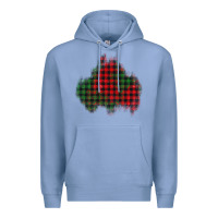 Colony Blue Christmas glitter patch Premium Hoodie - AdoDesignShop