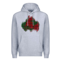 Heather Grey Christmas glitter patch Premium Hoodie - AdoDesignShop