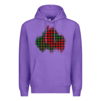 Purple Christmas glitter patch Premium Hoodie - AdoDesignShop