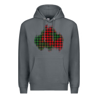 Rock Christmas glitter patch Premium Hoodie - AdoDesignShop