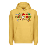 Antique Gold christmas phlebotomist Premium Hoodie - LillyAllenDesigns