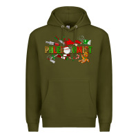 Army Green christmas phlebotomist Premium Hoodie - LillyAllenDesigns
