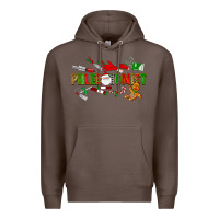Coffee christmas phlebotomist Premium Hoodie - LillyAllenDesigns