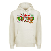Oatmeal Heather christmas phlebotomist Premium Hoodie - LillyAllenDesigns
