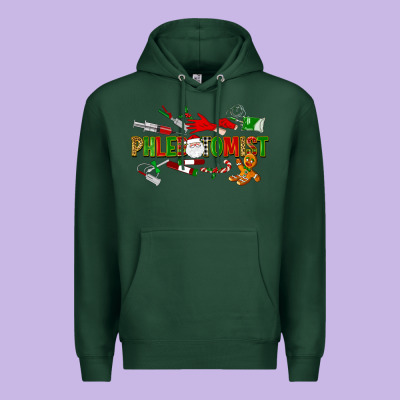 Christmas Phlebotomist Premium Hoodie Designed By Lillyallendesigns