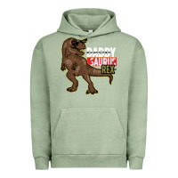 Pigment Oil Green DADDY SAURUS REX Urban Hoodie - Bettercallsaul