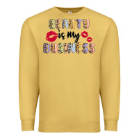 Antique Gold beauty is my business Premium Sweatshirt - MaliasSmallBusiness