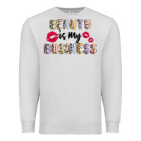 Dove Grey beauty is my business Premium Sweatshirt - MaliasSmallBusiness