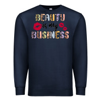 Navy beauty is my business Premium Sweatshirt - MaliasSmallBusiness