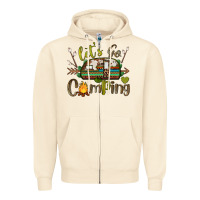 Sandshell let's go camping Zipper Hoodie - BarkalooDesign