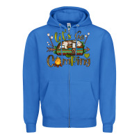 True Royal let's go camping Zipper Hoodie - BarkalooDesign