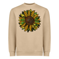 Mushroom camouflage flitter sunflowers Heavyweight Sweatshirt - RanaPortraitStore