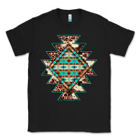 Black cowhide leopard gemstone aztec Classic Tee - JahusDesignShop