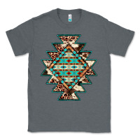 Charcoal Heather cowhide leopard gemstone aztec Classic Tee - JahusDesignShop