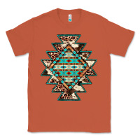 Copper cowhide leopard gemstone aztec Classic Tee - JahusDesignShop