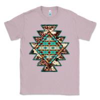 Lilac cowhide leopard gemstone aztec Classic Tee - JahusDesignShop