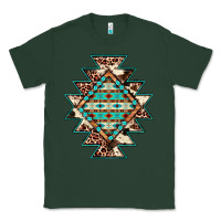 Sports Green cowhide leopard gemstone aztec Classic Tee - JahusDesignShop