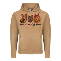 Vintage Camel peace love toy poodle Vintage Hoodie - RanaPortraitStore