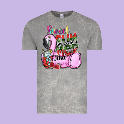 Sweet Summer Time Vintage Tee Designed By Sublimationcraftshop