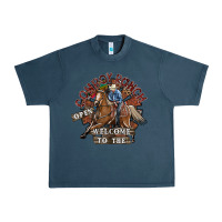 Midnight Navy cowboy ranch Urban Heavy Tee - SublimationCraftShop