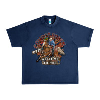 Navy cowboy ranch Urban Heavy Tee - SublimationCraftShop
