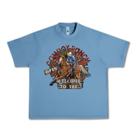 Pebble Blue cowboy ranch Urban Heavy Tee - SublimationCraftShop