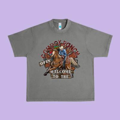 Cowboy Ranch Urban Heavy Tee Designed By Sublimationcraftshop