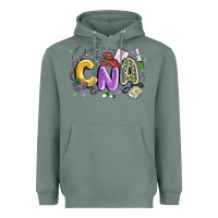 Sage cna mardi gras Heavyweight Hoodie - MaliasSmallBusiness