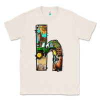 Natural farm life alphabet lowercase letters h Classic Tee - BundleAndBundleShop
