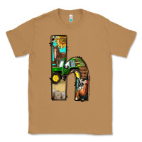 Toasted Coconut farm life alphabet lowercase letters h Classic Tee - BundleAndBundleShop