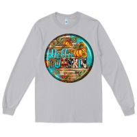 Moon Dust hello pumpkin earrings Long Sleeve Tee - BundleAndBundleShop