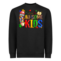 Black i teach au some kids Heavyweight Sweatshirt - Zillion Design Studio
