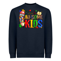 Navy i teach au some kids Heavyweight Sweatshirt - Zillion Design Studio
