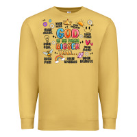 Antique Gold god is so much bigger than... Premium Sweatshirt - MaliasSmallBusiness