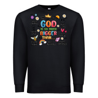 Black god is so much bigger than... Premium Sweatshirt - MaliasSmallBusiness
