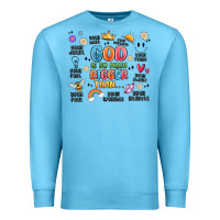 Ocean Blue god is so much bigger than... Premium Sweatshirt - MaliasSmallBusiness